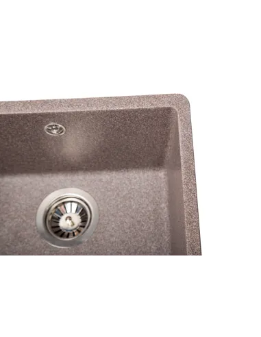Мойка кухонная каменная квадратная Romzha Mira U-400 Maro 801, 440x420x217 мм - 4