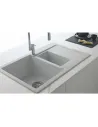 Мойка кухонная каменная прямоугольная Franke Maris MRG 651-78, 780x500x200 мм, серый камень - 4