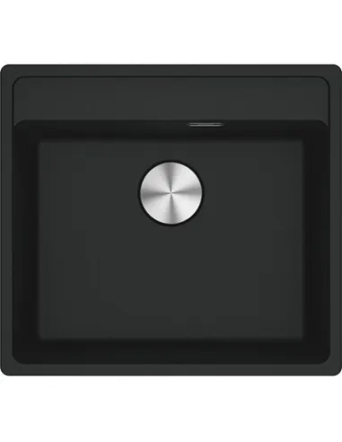 Мийка кухонна кам`яна прямокутна Franke Maris MRG 610-52 TL, 560x510x200 мм, чорна - 1