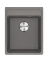 Мойка кухонная каменная прямоугольная Franke Maris MRG 610-37 TL, 410x510x200 мм, серый камень - 1