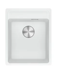 Мойка кухонная каменная прямоугольная Franke Maris MRG 610-37 TL, 410x510x200 мм, белая - 1
