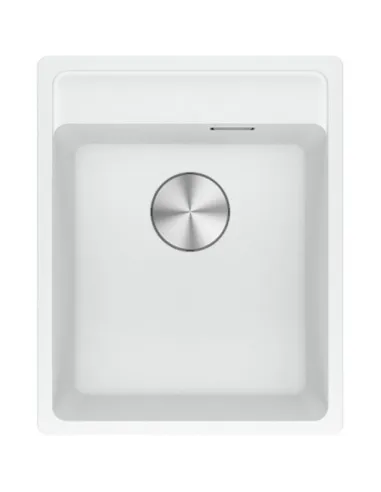 Мийка кухонна кам`яна прямокутна Franke Maris MRG 610-37 TL, 410x510x200 мм, біла - 1