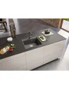 Мойка кухонная каменная прямоугольная Franke Maris MRG 610-52 TL, 560x510x200 мм, серый камень - 2