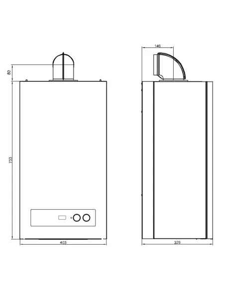 Котел газовый Airfel DigiFEL DUO 24 кВт (Двухконтурный,Monotermik) 2018 - 2