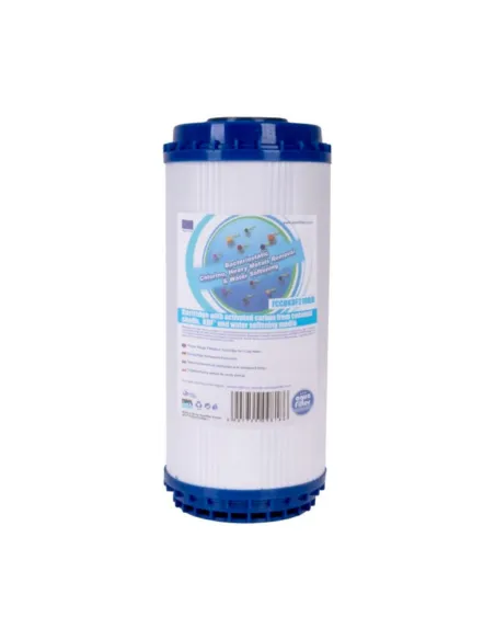 Картридж комбінований Aquafilter FCCBKDF210BB (вугілля+поліпропілен+KDF, з пом`якшуючим завантаженням, для корпусів фільтрів тип