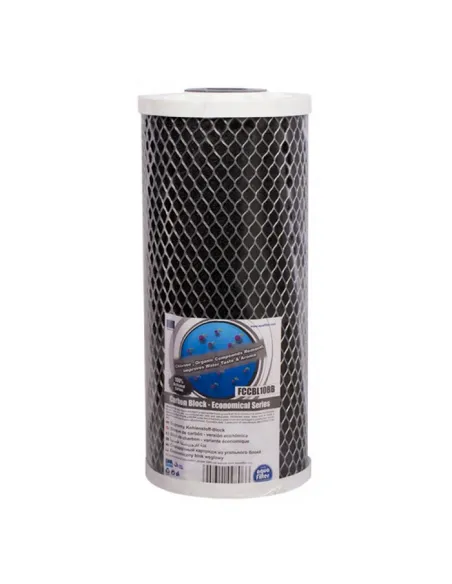 Картридж угольный прессованный Aquafilter FCCBL10BB для 10BB, 9 7/8 x 4 1/2 дюймов - 1