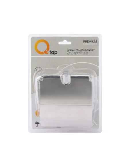 Держатель туалетной бумаги с крышкой Q-Tap Liberty CRM 1151 - 5