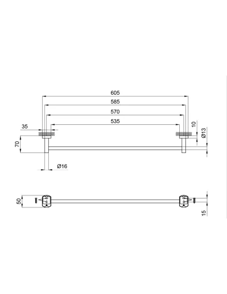 Полотенцедержатель Q-Tap Liberty CRM 1124 - 2