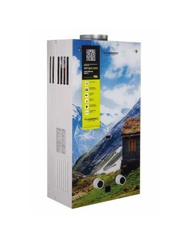 Колонка газова Thermo Alliance JSD20-10GC, 10 л, скло, гори, димохідна - 4