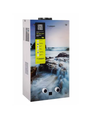 Колонка газова Thermo Alliance JSD20-10GA, 10 л, скло, море, димохідна - 4