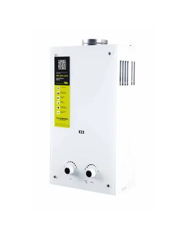 Колонка газова Thermo Alliance JSD20-10GE, 10 л, скло, біле, димохідна - 3