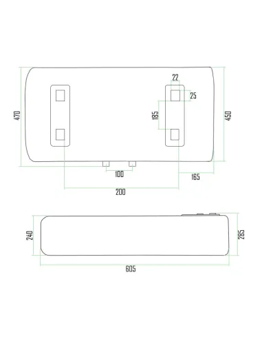 Бойлер Thermo Alliance DT30H20G(PD), плоский, 30 л, 2 кВт - 2