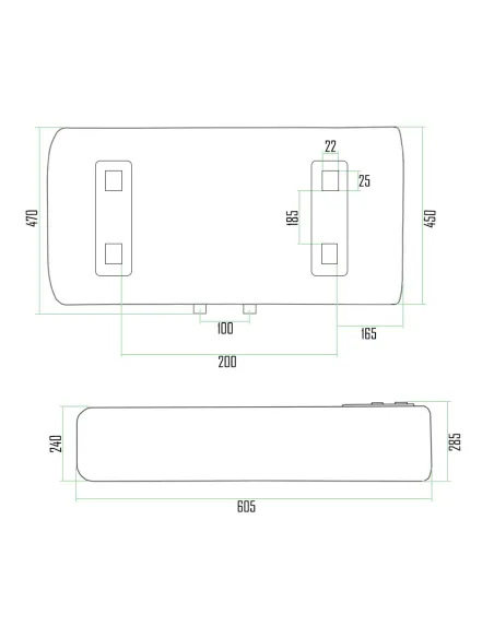 Бойлер Thermo Alliance DT30H20G(PD), плоский, 30 л, 2 кВт - 2