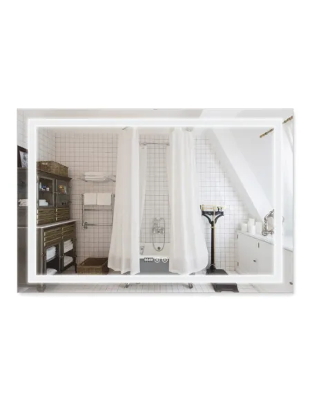 Дзеркало Q-Tap Mideya LED DC - F613, 1200х800 мм, з підсвічуванням та антизапітнінням - 1