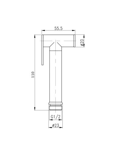 Лейка для гигиенического душа Q-tap Bidet B020 - 2