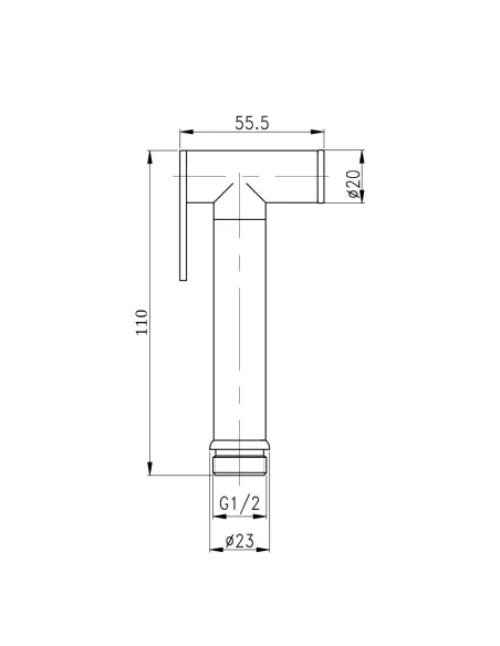 Лейка для гигиенического душа Q-tap Bidet B020 - 2