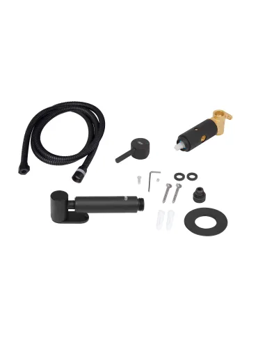 Набор для гигиенического душа Q-tap Inspai-Varius V00440001 BLA, черный - 4