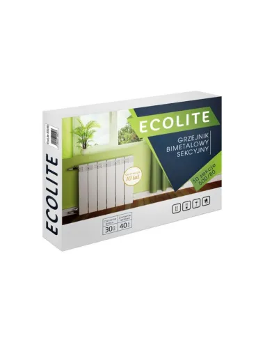 Биметаллический радиатор EcoLite 500х80, 10 секций - 3