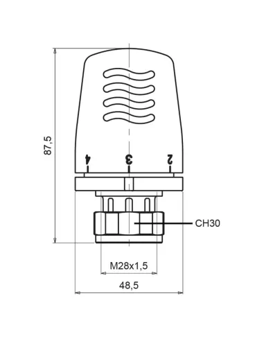Термоголовка Icma 28х1, 5 №1100 - 2