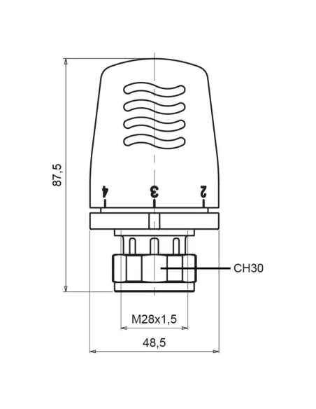 Термоголовка Icma 28х1, 5 №1100 - 2