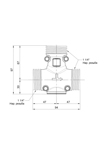 Антиконденсационный клапан Icma 1 1/4 нр №131 - 2
