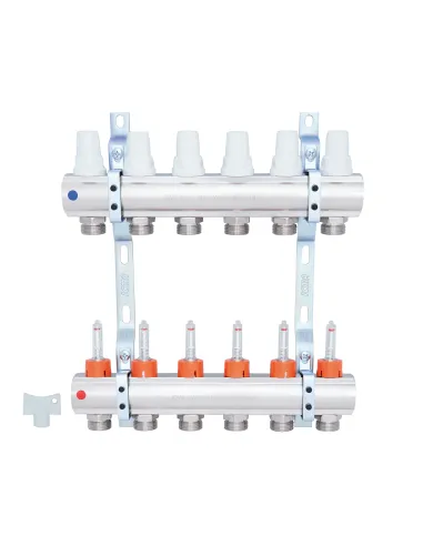 Коллектор с расходомером Icma 1 6 выходов №K013 - 3