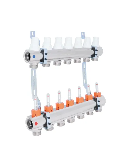 Коллектор с расходомером Icma 1 7 выходов №K013 - 1