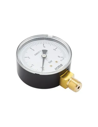 Манометр Icma 1/4 0-6 бар нижнее подключение №244 - 3