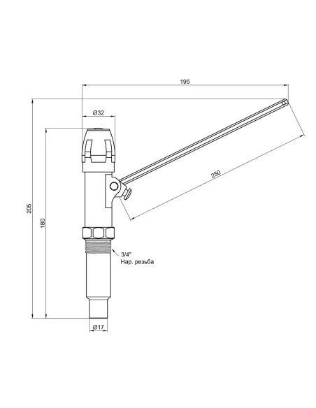 Регулятор тяги для твердопаливних котлів Icma 3/4 №147 - 2