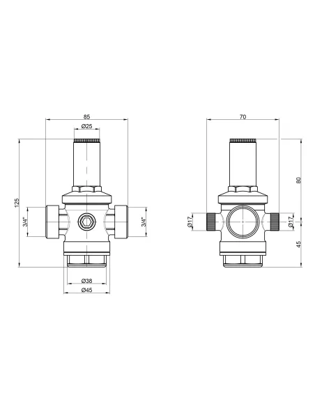 Редуктор тиску Icma 3/4 №246 - 2