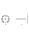Термометр Icma для антиконденсаційного клапана №134 - 2