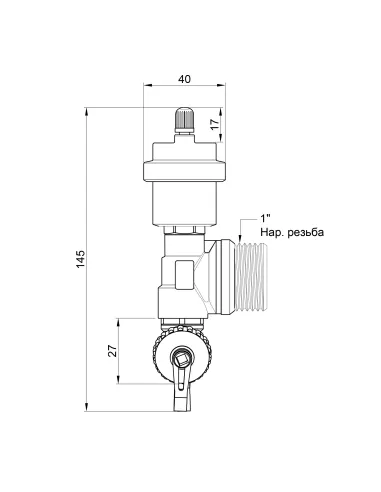 Сливная группа с воздухоотводчиком Icma 1 №269 - 2