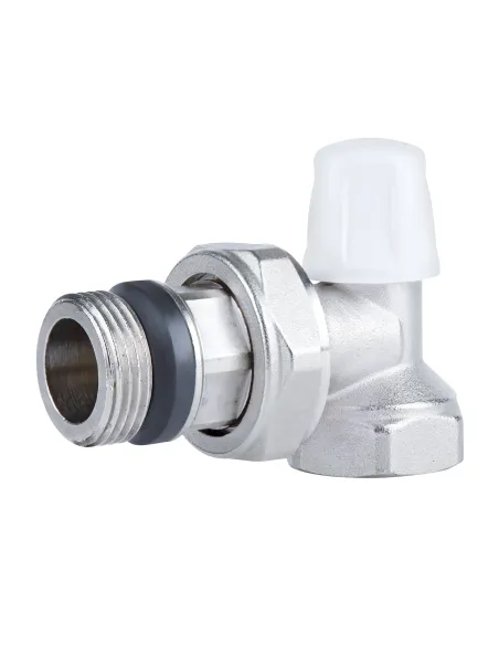 Кран радіаторний кутовий Icma 3/4 з антипротечкою без ручки №805+940 - 1