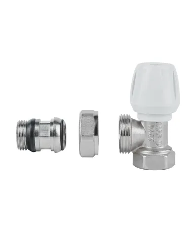 Кран радиаторный угловой Icma 1/2 с антипротечкой №803+940 - 4