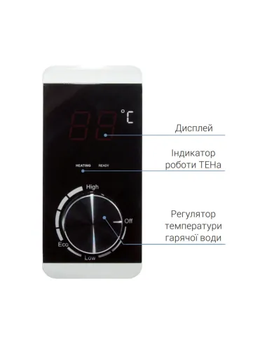 Бойлер Thermo Alliance D50V20J2(D)K, 2 сухі ТЕНи, 50 л - 3