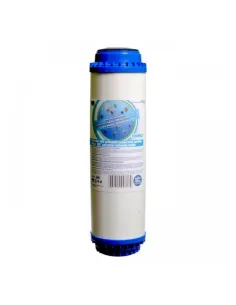 Картридж комбінований Aquafilter FCCBKDF2 (вугілля+поліпропілен+KDF, з пом`якшуючим завантаженням, 9 7/8 x 2 1/2 дюймів) - 1