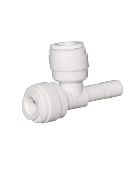 Тройник Aquafilter AQ-A4SRT4-W 1/4 дюймов штекер х 1/4 дюймов QC трубка х 1/4 дюймов QC трубки - 1
