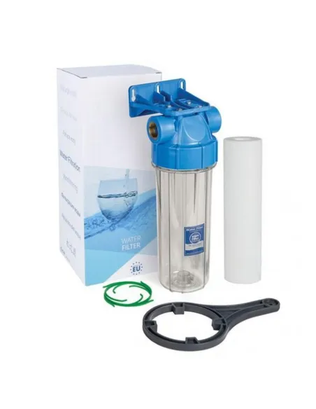 Фильтр колба Aquafilter FHPR12-B1-AQ 1/2, магистральная, прозрачная - 1