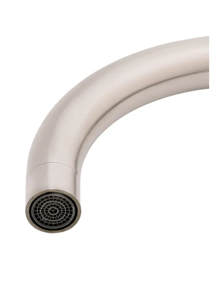 Змішувач для кухні з нержавіючої сталі Lidz CRM 12 32 015F-8 на гайці - 5