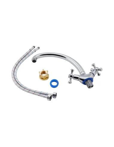 Змішувач для кухні Lidz CRM 30 21 271 03 на гайці - 4