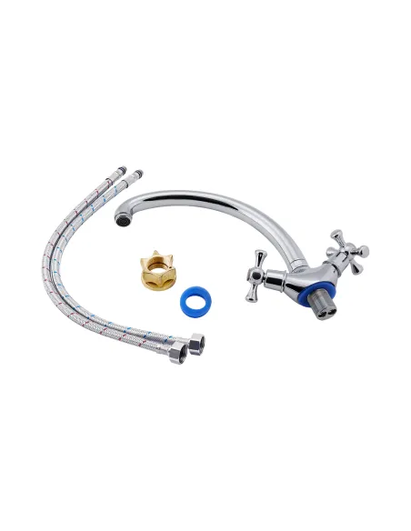 Змішувач для кухні Lidz CRM 30 21 271 03 на гайці - 4