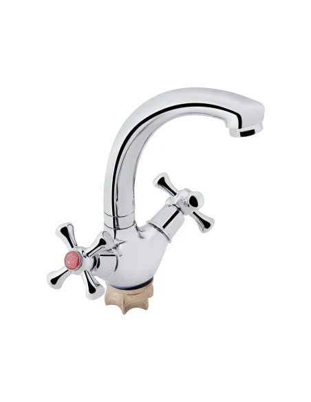 Смеситель для кухни двухвентильный Lidz CRM 30 21 271 02 на гайке - 1