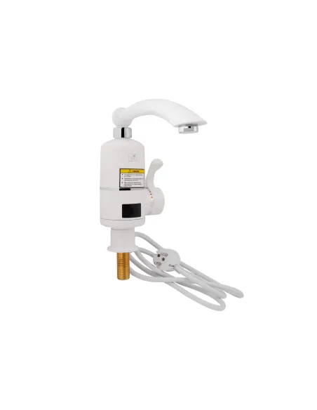 Кран для кухни проточный Lidz WHI 0057, на гайке - 1