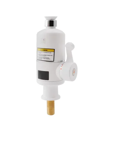 Кран для кухни проточный Lidz WHI 0057, на гайке - 3