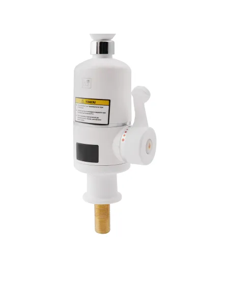 Кран для кухни проточный Lidz WHI 0057, на гайке - 3