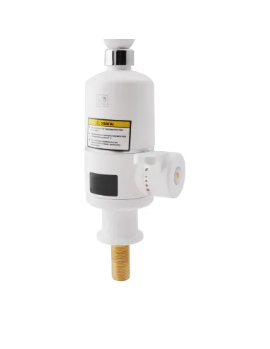 Кран для кухни проточный Lidz WHI 0057, на гайке - 4