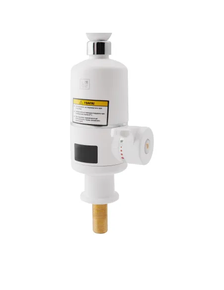 Кран для кухни проточный Lidz WHI 0057, на гайке - 4