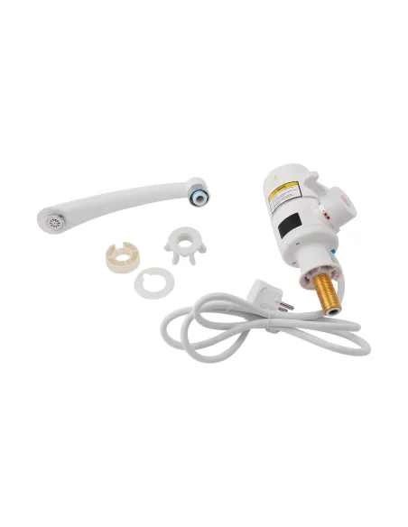 Кран для кухни проточный Lidz WHI 0057, на гайке - 6