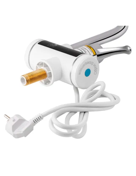 Кран для кухни проточный Lidz WCR 0058, на гайке - 4