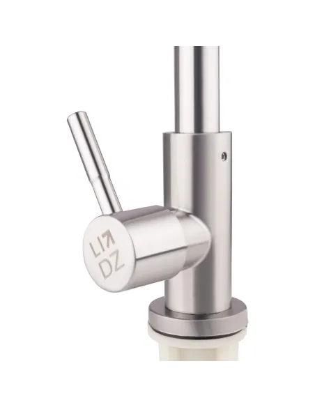 Кран на одну воду для кухни Lidz NKS 12 32 015SF-8, на гайке - 3